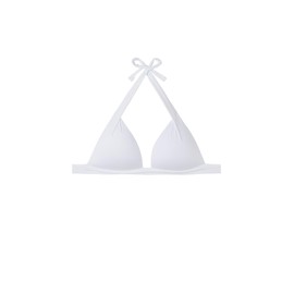 CALZEDONIA Woman's Graduated Padded Triangle Swimsuit Top Indonesia in White, Size S