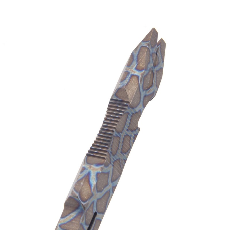Titanium Pry Bar Crowbar Nail Puller Outdoor Survival With Pocket