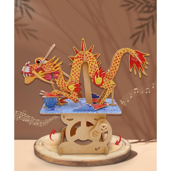 iló 3D Puzzles for Adults, DIY Mechanical Wooden Puzzle Model