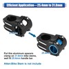 X AUTOHAUX 2 Pair Bike Handlebar Shim 25.4 to 31.8mm