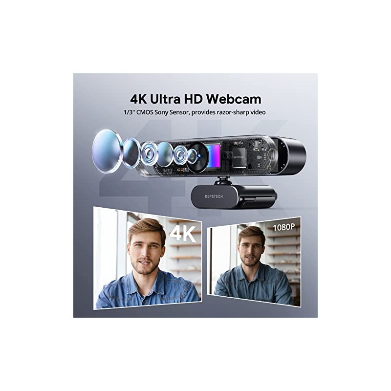 DEPSTECH Webcam 4K