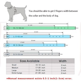 haoyueer Studded Dog Collars Punk Spiked Rivet with Stainless Buckle Soft Leather Chain Leash Combo Set Heavy Duty Fit Pitbull, Bulldog, Doberman (XL, Hot Pink)