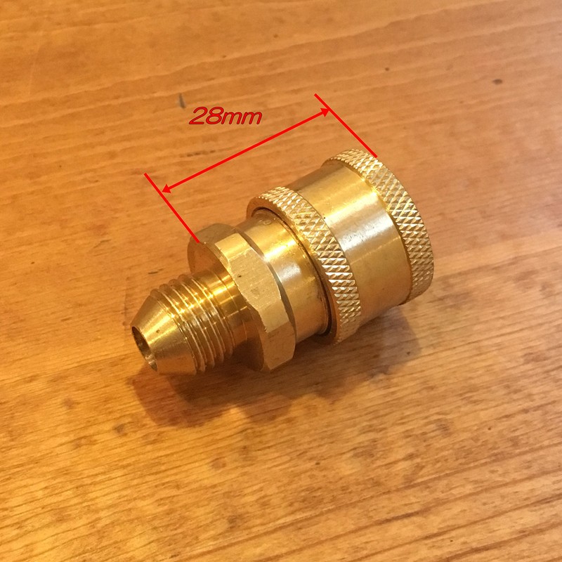 HOTEISON One-Touch Coupler High Pressure Washer M14 Screw Conversion Adapter