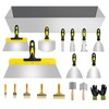 18 pcs Putty Knife Set,Drywall Knife,Espatulas Drywall Kit With Mud