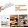TEHAUX 2pcs Room Divider Stand Privacy Screen Base with Antislip