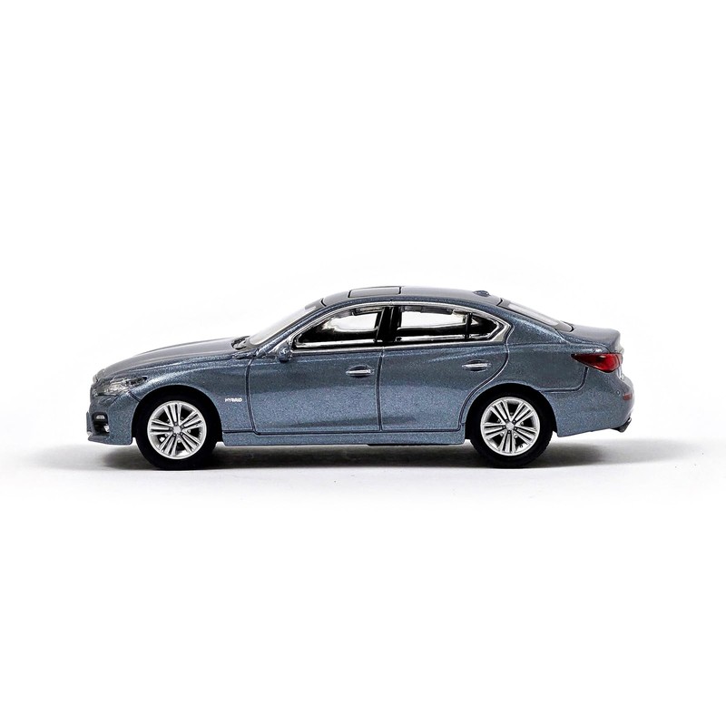 1:64 Scale Infiniti Q50S Blue Diecast Miniature Model Car