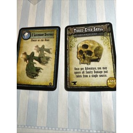 Flying Frog Productions Three Eyed Skull & 2 Legendary Spectres Promo Card Shadows Of Brimstone New