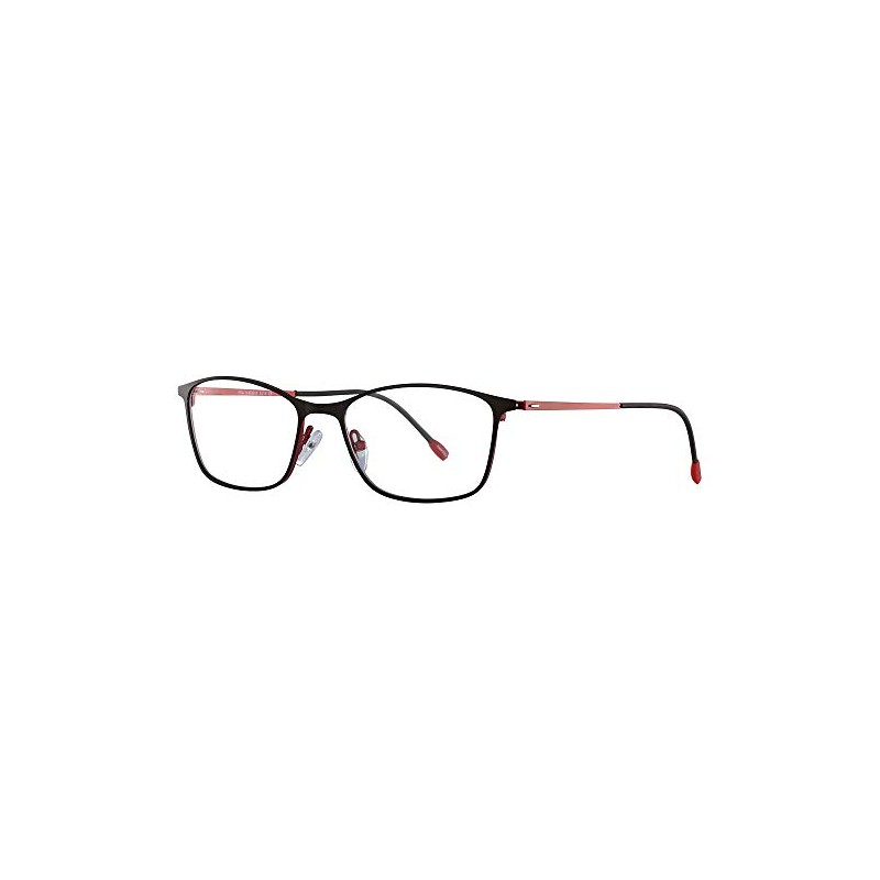 marie claire MC6214 Square Bluelight Filter Reading Glasses Black/Red 54mm