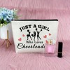 Sfodiary Cheerleader Makeup Bag for Women Cheerleading Christmas Birthday Presents