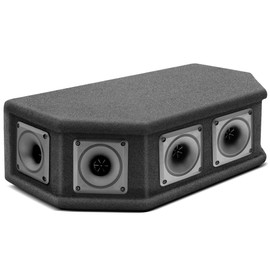 Pyle-Pro 6 Way DJ Speaker System, 300 Watt Peak Power, 150 RMS, Six 2.5 Inch Piezo Horn Tweeters, 8 Ohm Impedance, Full Range Audio Reproduction, Black Carpeted Finish