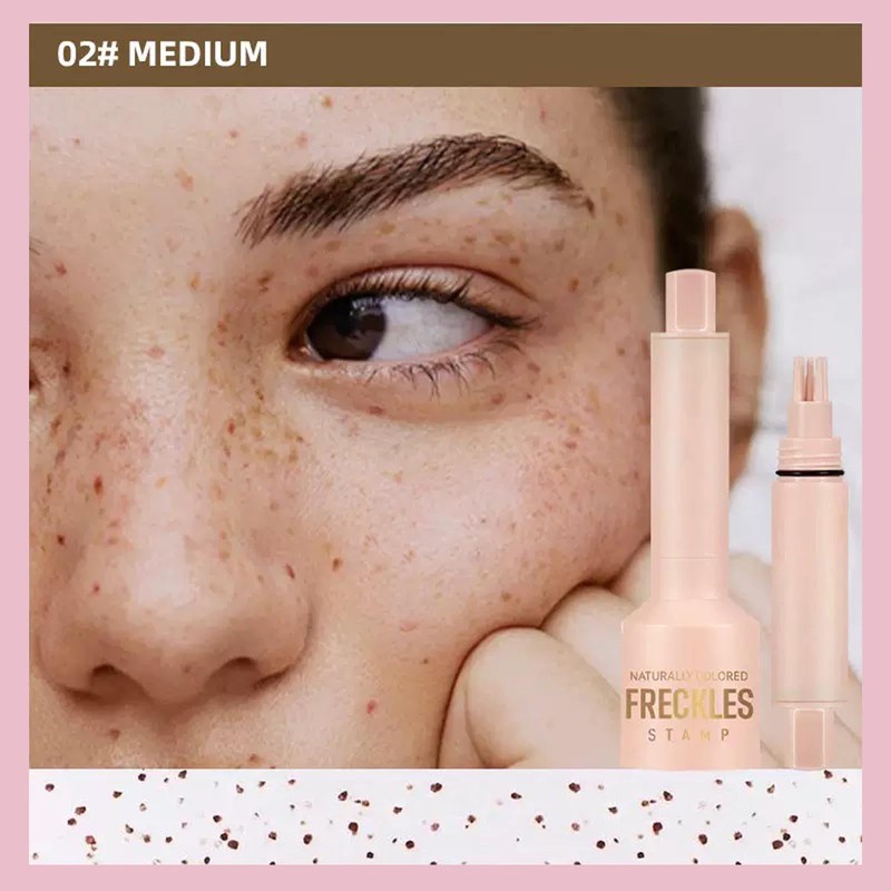 Hyesamyo Freckle Stamp Waterproof Sweatproof Long-Lasting Natural 4 Styles Freckle