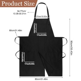 XLSXEXCL Pottery Split Leg Apron, Split Apron with Adjustable Straps, Ceramics Apron Split Leg Apron, Pottery Aprons with 3 pockets for Women Men for Ceramic Pottery florist Sculpture Painting Art