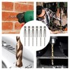 DEFIYEAR 6PCS Hex Shank Drill Bit Set - 1.5mm Drill