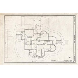 Historic Pictoric : Blueprint HABS Cal,34-SAC,19- (Sheet 3 of 9) - Albert Gallatin House, 1527 H Street, Sacramento, Sacramento County, CA 36in x 24in
