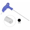 sourcing map 3mm Hex Key T-Handle Dual End Wrench Spanner,
