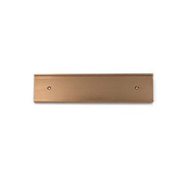 8" x 2" Copper-Rose Gold Nameplate Holder (10)