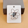 NIHENHAO 100Pcs/ Brooches Display Card Blank Kraft Paper-Tag Jewelry Packaging