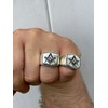 Solid 925 Sterling Silver Mens Masonic Ring - Plain Freemason