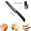 Muncene Ceramic Bread Knife - 6" Sharp Blade Serrated Kitchen