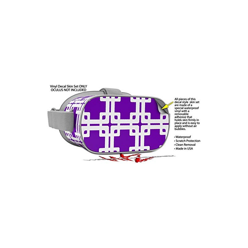 Decal Style Skin Wrap Compatible with Oculus Go Headset -