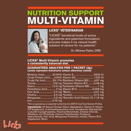 Licks - Cat Vitamins - Cat Multi-Vitamin - LiquiPaks - 30 Use
