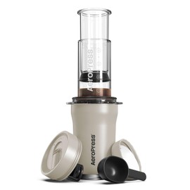 AeroPress Go Plus, Small Portable Coffee Maker for Travel & Camping - 3 In 1 Brew Method Combines French Press, Pourover, Espresso, Full Bodied Coffee without Grit or Bitterness, Coffee Press Kit
