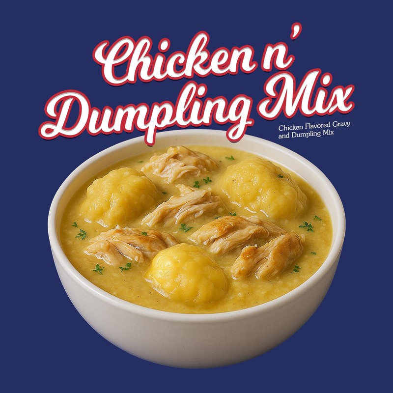 Starvin' Arvin's Chicken N’ Dumpling Mix, 8 oz, Pack of
