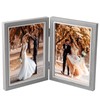 TESSTSY Double Picture Frame, Foldable 2 Photos, 13 x 18