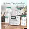 D210s Ptouch Label Maker Machine, Laminated Label Machine with-Tape 12mm