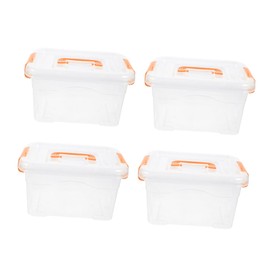 MAGICLULU 4pcs Collapsible Storage Box Storage Organizer Handle Design Sundry Organizer