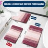smiry Microfiber Bath Mat, 50 x 75 cm, Non-Slip Super