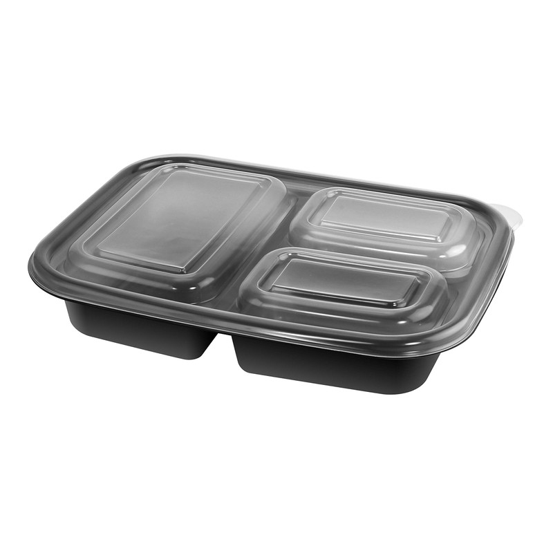 20 PIECE MEAL PREP CONTAINER KIT - 3 SECTIONS -