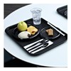 Boardwalk Heavyweight Wrapped Polystyrene Cutlery, Teaspoon, Black, 1,000/Carton