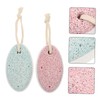FOMIYES 2pcs Pumice Stone for Feet Ergonomic Foot Care Tool
