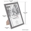 The Photo Album Co SHERWOOD A4 (21x29.7cm) Black Poster Frame