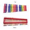 15 Keys Xylophone Colorful Musical Percussion Instrument Early Education Instrument