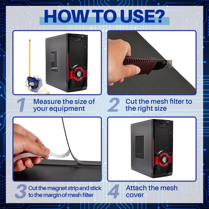 Woanger 1 Pcs 1000 x 300 mm DIY PC Case