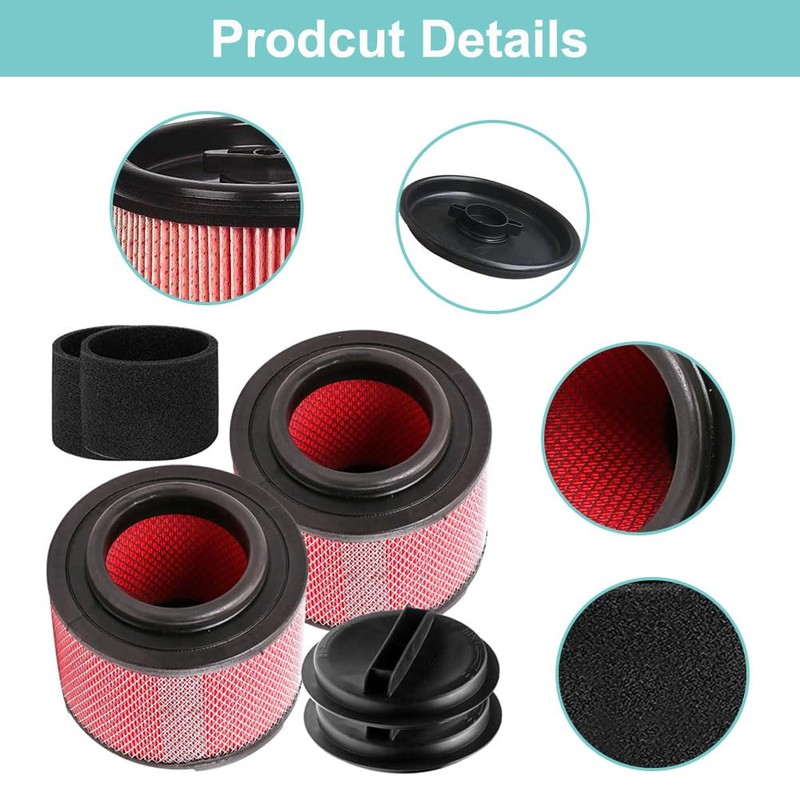 2 Pack Vacuum Filter Replacement Compatible with Vacmaster VF408, VF410P,