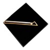 Tie Pin Bicolour with Crystal Stone Approx. 6.7 cm Wide