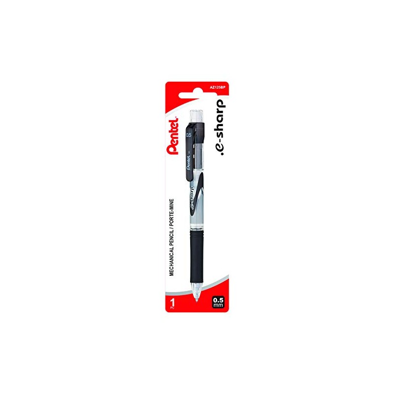Pentel .E-Sharp Mechanical Pencil with the Pentel Lead Maximizer, 0.5mm,