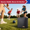 QYILUARE Case Only | Heavy-Duty Water-Resistant Bocce Ball & Tennis