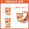 50Pcs 9oz Fall Leaves Coffee Paper Cups for Hot and