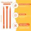 9 Pieces Plastic Scraper Tool Scratch Free Crevice Cleaning Sticker