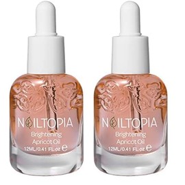 Nailtopia Nailtopia Fresh Apricot Oil - Nail and Cuticle Oil - Anti-Aging Dry Skin Softener for Cuticles - Nail Repair and Cuticle Care Treatment - 0.41 oz (Pack of 2)