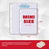 Office Werks 100 Pack of Heavyweight Clear Mini Sheet Protectors,
