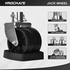 Rockane Dual 6'' Trailer Jack Swivel Caster Wheel Replacement with