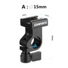 CAMVATE 15 mm side single rod clamp with cold shoe