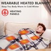 DUKUSEEK Heated Blanket Portable 5V USB for home& Outdoor Activities
