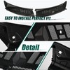 LIULANGXY Windshield Wiper Cowl Cover Panel Grille Compatible with 2015-2020