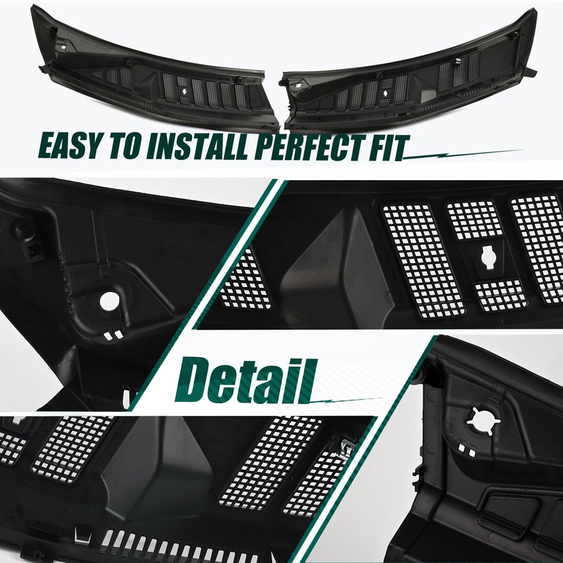 LIULANGXY Windshield Wiper Cowl Cover Panel Grille Compatible with 2015-2020